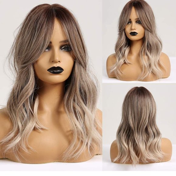 Ombre Blonde Full Wig main image 5
